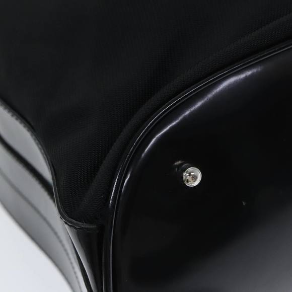 GUCCI Bamboo Hand Bag Nylon 2way Black 001 2684 1657 Auth 74809 - Picture 14 of 16